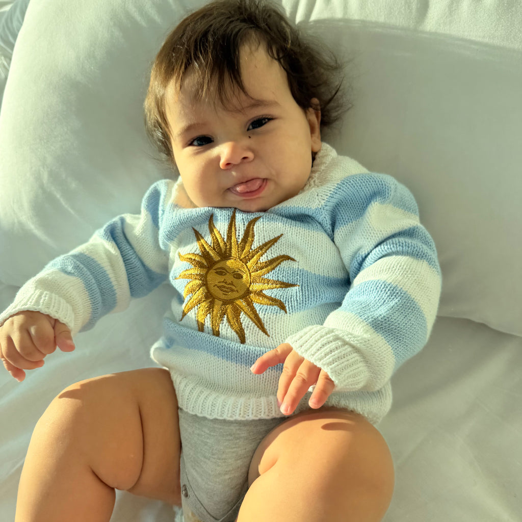 Sweater mini rayas