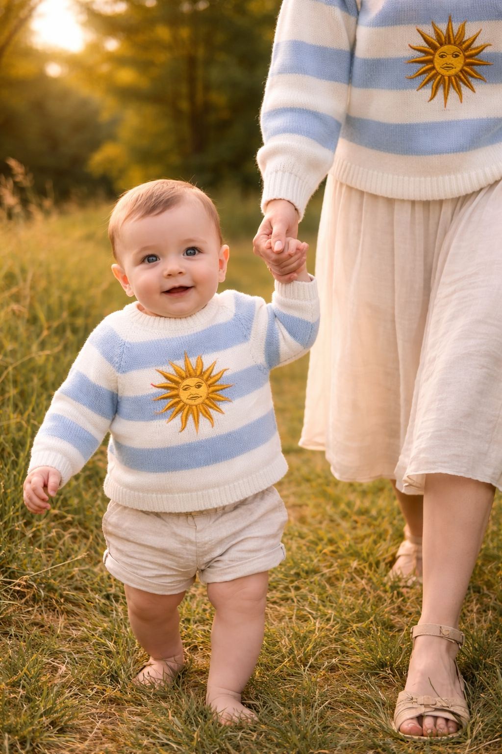 Sweater mini rayas