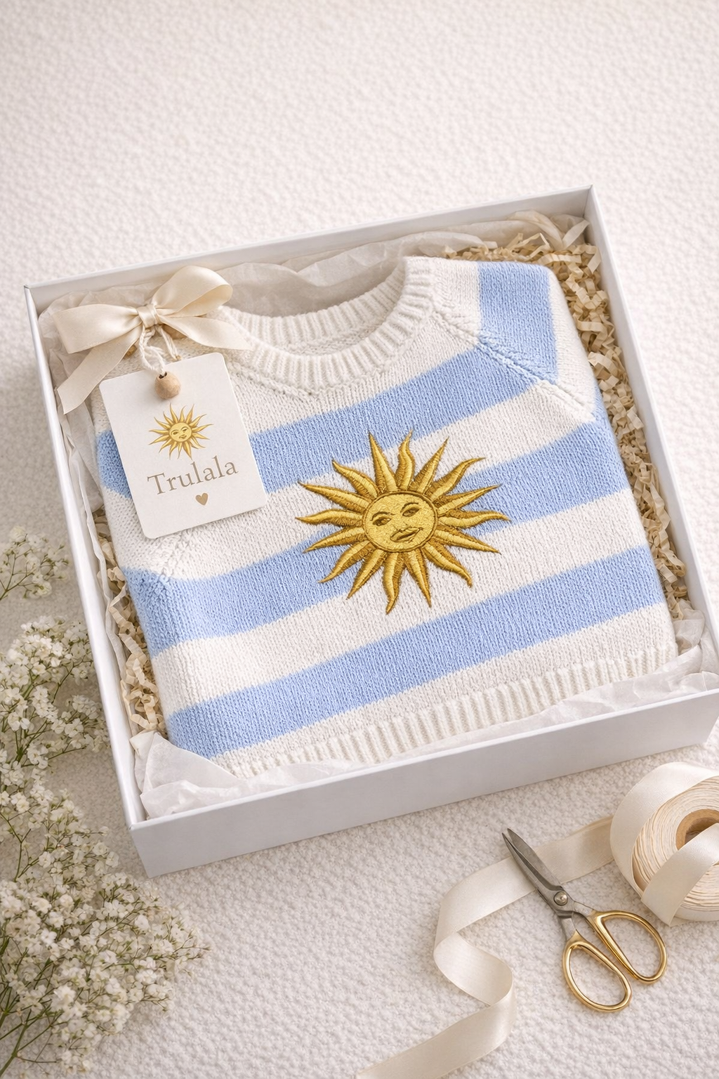 Sweater mini rayas