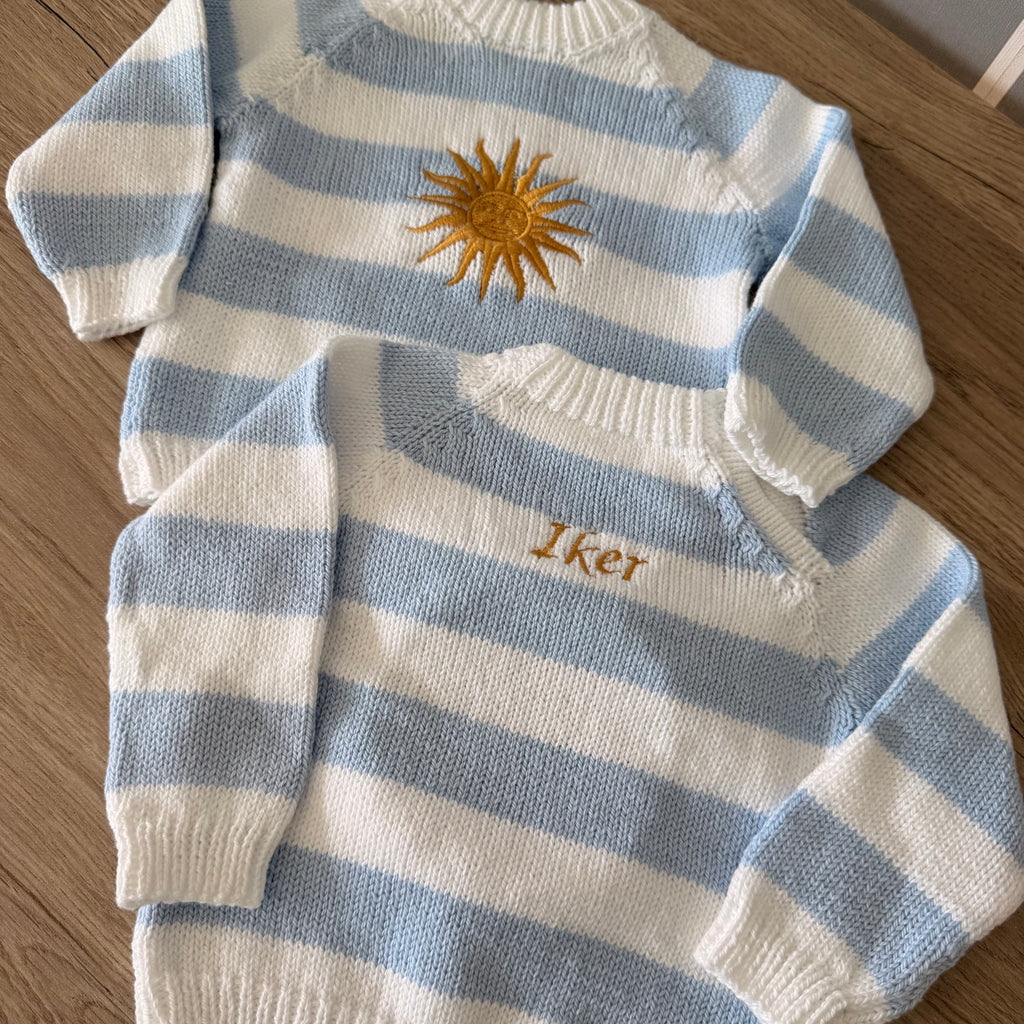 Sweater mini rayas