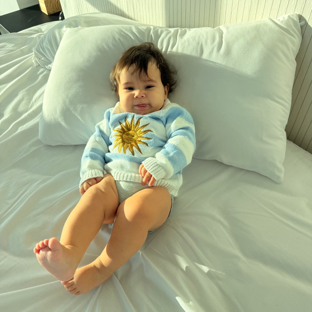 Sweater mini rayas
