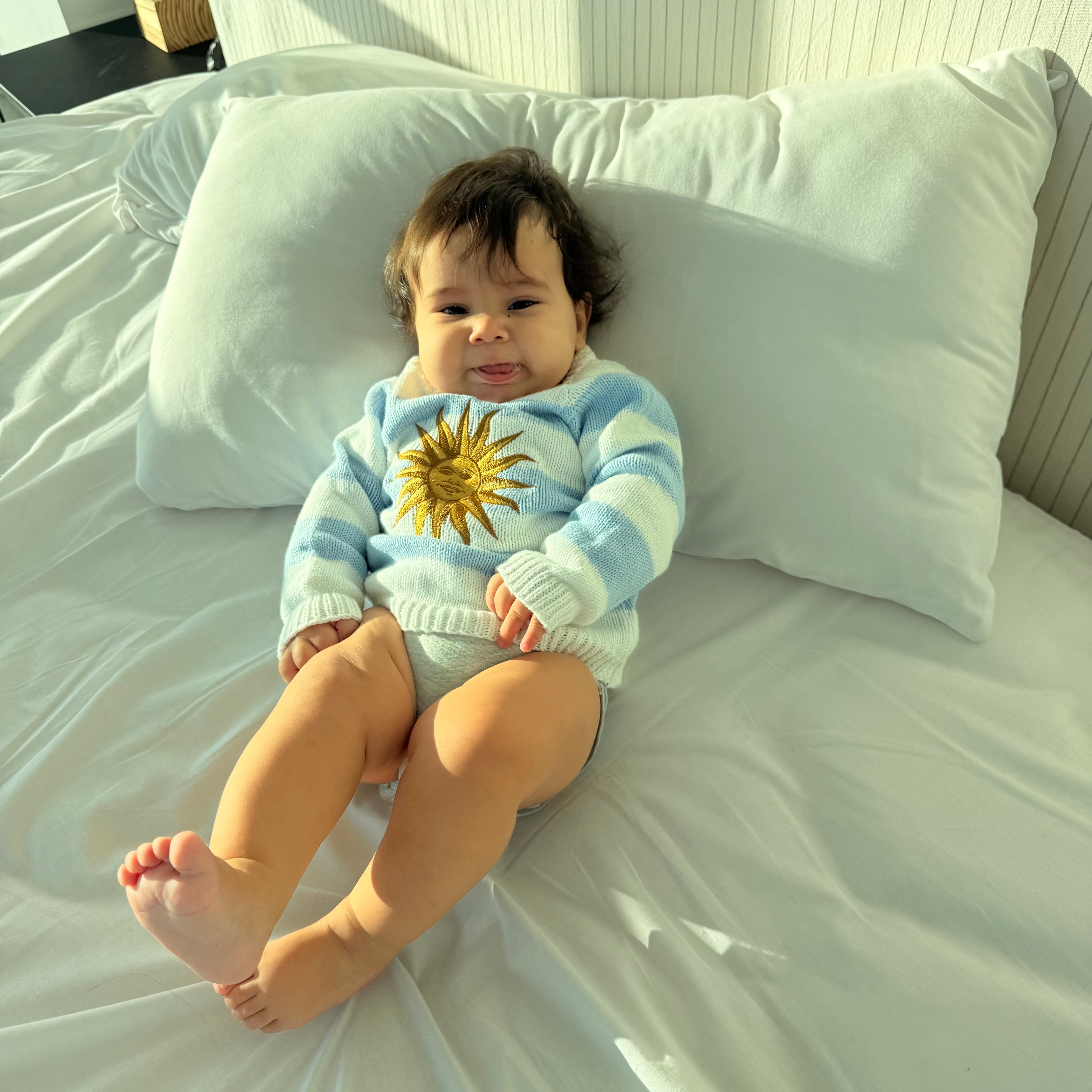 Sweater mini rayas